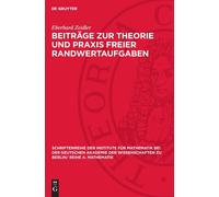 Eberhard Zeidle Beiträge Zur Theorie Und PRAXIS Freier Randwe (Copertina rigida)