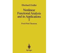 Eberhard Zeidle Nonlinear Functional Analysis and its Applica (Copertina rigida)