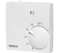 Eberle 131110451100 - Regolatore per ambienti, extra piatto, regolatore di temperatura da 5 a 30 gradi, con abbassamento della temperatura