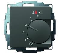 EBERLE UTE 2800-F-Anthrazit-55UP, termostato per pavimento, 10-40 C, AC230 V, 16 A, 1 nodo, regolazione PWM o 2 punti, interruttore di rete, TA, display LED, sensore remoto