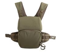 Eberlestock Bravo - Bino Pack modulare - Imbracatura binocolo da caccia senza magneti, chiusura silenziosa con cordino ammortizzante - compatibile con MOLLE - cinghie traspiranti Air-Mesh - verde