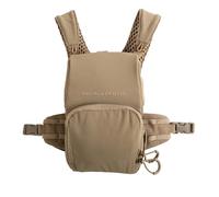 Eberlestock Bravo - Bino Pack modulare - Imbracatura binocolo da caccia senza magneti, chiusura silenziosa con cordino ammortizzante - compatibile con MOLLE - cinghie traspiranti Air-Mesh - Dry Earth