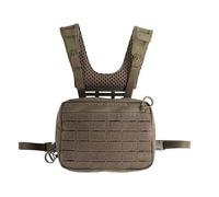 Eberlestock Force Chest Pack - Pettorale modulare tattico con cinghia MOLLE, nylon Ripstop 500D, imbracatura Air-Mesh, Verde militare, 7”H x 9”W x 3”D, Tactical Chest Pack