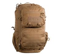 Eberlestock Romad Pack - Zaino tattico compatto da 16 litri con telaio in HDPE, antenna pass-through, tasca per sacca idrica e pannello MOLLE - robusto zaino militare e da caccia - marrone coyote