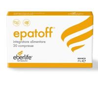 Eberlife farmaceutici Integratore Epatoff per la funzionalità del fegato, 20 compresse