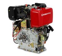 EBERTH 10 CV Motore a Scoppio Motore Diesel Motore per Kart con albero Ø 25,4 mm, avviamento elettrico, batteria 20ah 12V, protezione olio bassa, 4 tempi, 1 cilindro, cilindrata 219 cc