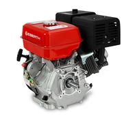 EBERTH 15 CV 11,03 kW Motore a benzina con albero da 25,4 mm Ø, motore da karting, protezione da mancanza d'olio, 4 tempi, 1 cilindro, 420 ccm di cilindrata, raffreddato ad aria, avviamento a cavo