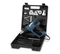 EBERTH Pistola Termica Elettrica 2000W Digitale con LCD, Temperatura Regolabile 80-600°C, Pistola Aria Calda Impugnatura Antiscivolo, Ergonomica, Inclusi Valigetta e Accessori, 4 Spatole, 4 Ugelli