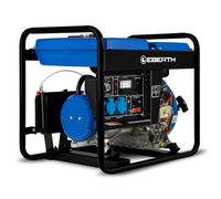 EBERTH 3000W Generatore di corrente Diesel Gruppo elettrogeno E-Start Monofase
