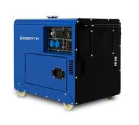 EBERTH 5000 Watt Generatore di Corrente Diesel, Gruppo Elettrogeno 1 Fasi