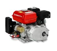 EBERTH 6,5 PS 4,8 kW Motore a Scoppio per Kart con Frizione a Bagno d'Olio Albero Ø 20 mm, Avviamento Elettronico, Batteria 7Ah 12V, Fusibile Livello dell'Olio, 1 Cilindro, 196cc, Raffreddato ad Aria