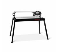 EBERTH Tagliapiastrelle Elettrico 800W, Tagliapiastrelle ad Acqua con Tavolo, Laser, Disco Diamantato 200mm, Lunghezza Taglio 620mm, Profondità Taglio 36mm, Girevole Fino a 45°, Arresto Angolare