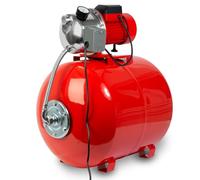 EBERTH Autoclave per Acqua per Casa 3600L/h, 5bar, 750W, Pressostato per Funzionamento Automatico, Serbatoio in acciaio verniciato da 100L, altezza di aspirazione 9m, altezza di mandata 40m