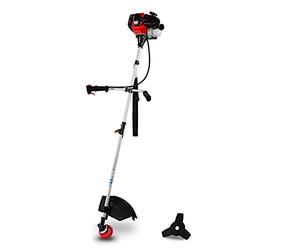 EBERTH Decespugliatore a Scoppio 2 in 1 Multifunzione, con Testina Doppio Filo e Disco Tre Denti in Acciaio Rinforzato, 52CC, 2,2kW, 3CV Motore per Decespugliatore a Benzina, Cinghia di Trasporto