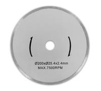 EBERTH Disco da taglio diamantato per pietra, calcestruzzo, piastrelle, Disco diamantato con diametro di 200 mm, foro di 25,4 mm e spessore di 2,4 mm, per granito, ceramica, marmo