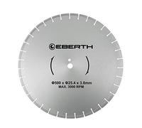 EBERTH Disco da taglio diamantato per pietra, calcestruzzo, piastrelle, Disco diamantato con diametro di 500 mm, foro di 25,4 mm e spessore di 3,8 mm, per granito, ceramica, marmo