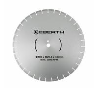 EBERTH Disco diamantato 500mm dischi diamantati per taglio universale