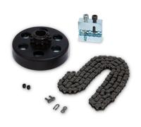 EBERTH Frizione centrifuga per albero 19,05 mm Ø, con catena tipo 35# 1,2 m e ki