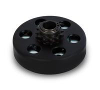 EBERTH Frizione Centrifuga per Albero 20mm Ø, frizione per catene tipo 35#, frizione centrifuga pignone 12 denti #35, go kart, pocket bike, quad, moto, dirt bike, universal, Altezza 56 mm