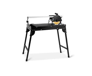 EBERTH Macchina per il taglio di piastrelle a umido, potenza elettrica 800 watt, lunghezza di taglio 620 mm, pompa e laser ottico, taglierina elettrica per piastrelle con disco diamantato Ø 200 mm
