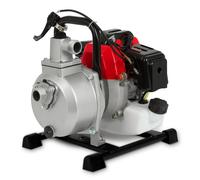 EBERTH 2CV Motopompa a Scoppio 2 Tempi 12.000l/h, Raccordo 1 Pollice, Pompa Acqua fino a 17,5m Altezza Massima Acqua, Aspira fino a 7m, Pompa Autoadescante, Motore a Scoppio e Avviamento a Strappo