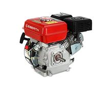 EBERTH Motore a Scoppio 6,5 CV, Motore a Benzina 4 Tempi con Albero Ø 20 mm, Motore per Kart con Fusibile Livello dell'Olio, 1 Cilindro, Cilindrata 196 CC, Avviamento a Strappo, Raffreddato ad Aria