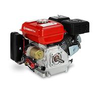 EBERTH Motore a Scoppio 6,5CV, Motore a Benzina 4 Tempi con Albero Ø 20mm, Avviamento Elettronico, Batteria 7Ah 12 V con Fusibile Livello dell'Olio, 1 Cilindro, Cilindrata 196cc, Raffreddato ad Aria