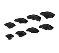 EBERTH Pezzi di pressione per curvatubi in SET 8 ricambio, Misure 1/2", 3/4", 1", 1.1/4", 1.1/2", 2", 2.1/2", 3", ghisa solida, laccato nero, adatto anche per altri produttori
