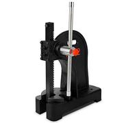 EBERTH Pressa a Cremagliera con Forza di Pressatura di 2T, Fino a un'altezza del Pezzo di 190 mm, Pressa Manuale a Cremagliera, Piastra di Base Regolabile in 4 Posizioni, Pressa Manuale Officina