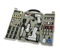 EBERTH Set di utensili pneumatici 71 pezzi con avvitatore a impulsi 1/2", chiave a cricchetto 3/8", martello a scalpello da 150mm e smerigliatrice diritta da 6mm, attacco per aria compressa da 1/4"
