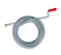 EBERTH Spirale per la pulizia dei tubi lunga 15 m e Ø 9 mm, efficace spirale di scarico per tubi a partire da Ø 40 mm, testa di perforazione a forma di artiglio con Ø 20 mm, contro le ostruzioni