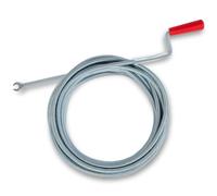 EBERTH Spirale per la pulizia dei tubi lunga 8 m e Ø 9 mm, efficace spirale di scarico per tubi a partire da Ø 40 mm, testa di perforazione a forma di artiglio con Ø 20 mm, contro le ostruzioni