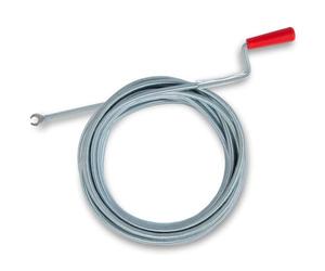EBERTH Spirale per la pulizia dei tubi lunga 8 m e Ø 9 mm, efficace spirale di scarico per tubi a partire da Ø 40 mm, testa di perforazione a forma di artiglio con Ø 20 mm, contro le ostruzioni