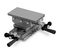 EBERTH Tavola a croce in ghisa e acciaio Piano di lavoro 85 x 170mm Altezza 90mm