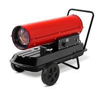 EBERTH Termoventilatore Diesel Diretto da 30kW, Riscaldatore a Gasolio con Termostato, Portata 600m³/h, Serbatoio 33L con Display, Protezione da Surriscaldamento, Spegnifiamma, Pistola Aria Calda