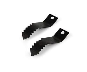EBERTH Testa di taglio dentata a forcella per lavatubi, tagliatore a freccia per tubi con Ø 50-125 mm, attacco M6, acciaio, verniciato, inossidabile, Lama di taglio laterale