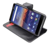ebestStar - Cover Compatibile con Nokia Nokia 3.1 (2018) Custodia Portafoglio Pelle PU Protezione Libro Flip, Nero [Apparecchio: 146.25 x 68.65 x 8.7mm, 5.2'']