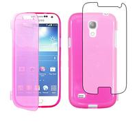 ebestStar - Cover Compatibile con Samsung S4 Mini Galaxy GT-i9190, i9192, i9195 Custodia Silicone Portafoglio Gel, Protezione Anti Shock AntiGraffio, Rosa [Apparecchio: 124.6x61.3x8.9mm 4.3"]