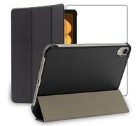 ebestStar - Cover per iPad mini 2021 8.3'' (6 gen) Apple, Custodia Protezione Flip Magnetica, Slim Case Sottile Pelle PU, Nero + Vetro Temperato
