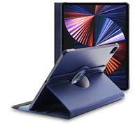 ebestStar - Cover per iPad Pro 12.9 M1 2021, 2020 Apple, Custodia Protezione Rotazione 360, Pelle PU, Blu scuro