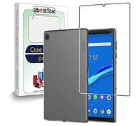 ebestStar - Cover per Lenovo Tab M10 FHD PLUS 10.3, Custodia Silicone Trasparente, Protezione TPU Antiurto, Morbida Sottile Slim, Trasparente + Vetro Temperato