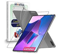 ebestStar - Cover per Lenovo Tab P12 Pro, Custodia Silicone Trasparente, Protezione TPU Antiurto, Morbida Sottile Slim, Trasparente + Vetro Temperato
