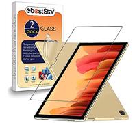 ebestStar - Cover per Samsung Galaxy Tab A7 10.4 T505 (2022, 2020), Custodia Silicone Trasparente, Protezione TPU Antiurto, Morbida Sottile Slim, Trasparente + Vetro Temperato