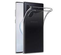 ebestStar - Cover per Samsung Note10+ Galaxy Note10+ 5G N975F N976, Custodia Silicone Trasparente, Protezione TPU Antiurto, Morbida Sottile Slim, Trasparente