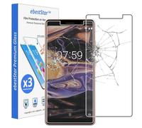 ebestStar - [Pacco x3 Vetro Temperato Compatibile con Nokia Nokia 7 Plus Protezione Schermo Pacco da 3 Pellicole Anti Shock, Anti Rottura, Anti graffio [Apparecchio: 158.4 x 75.6 x 8mm, 6.0'']