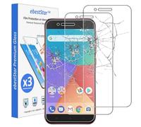 ebestStar - [Pacco x3 Vetro Temperato Compatibile con Xiaomi Mi A1 Protezione Schermo Pacco da 3 Pellicole Anti Shock, Anti Rottura, Anti graffio [Apparecchio: 155.4 x 75.8 x 7.3mm, 5.5'']