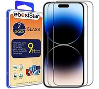 ebestStar - Vetro Temperato x2 per iPhone 14 Pro Max Apple, Pellicola Protezione Schermo, Antiurto