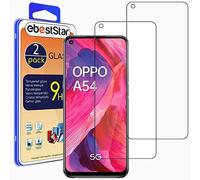 ebestStar - Vetro Temperato x2 per Oppo A54 5G, A74 5G, Pellicola Protezione Schermo, Antiurto