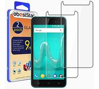ebestStar - Vetro Temperato x2 per Wiko Sunny 2 Plus, Pellicola Protezione Schermo, Antiurto