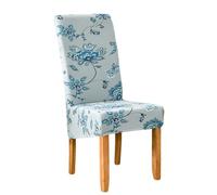 EBETA Coprisedia elastico 6 pezzi, XL Coprisedie con schienale Fodera per sedia estensibile Elasticizzato Copertura della sedia bi-elastico per una misura (Mimosa)